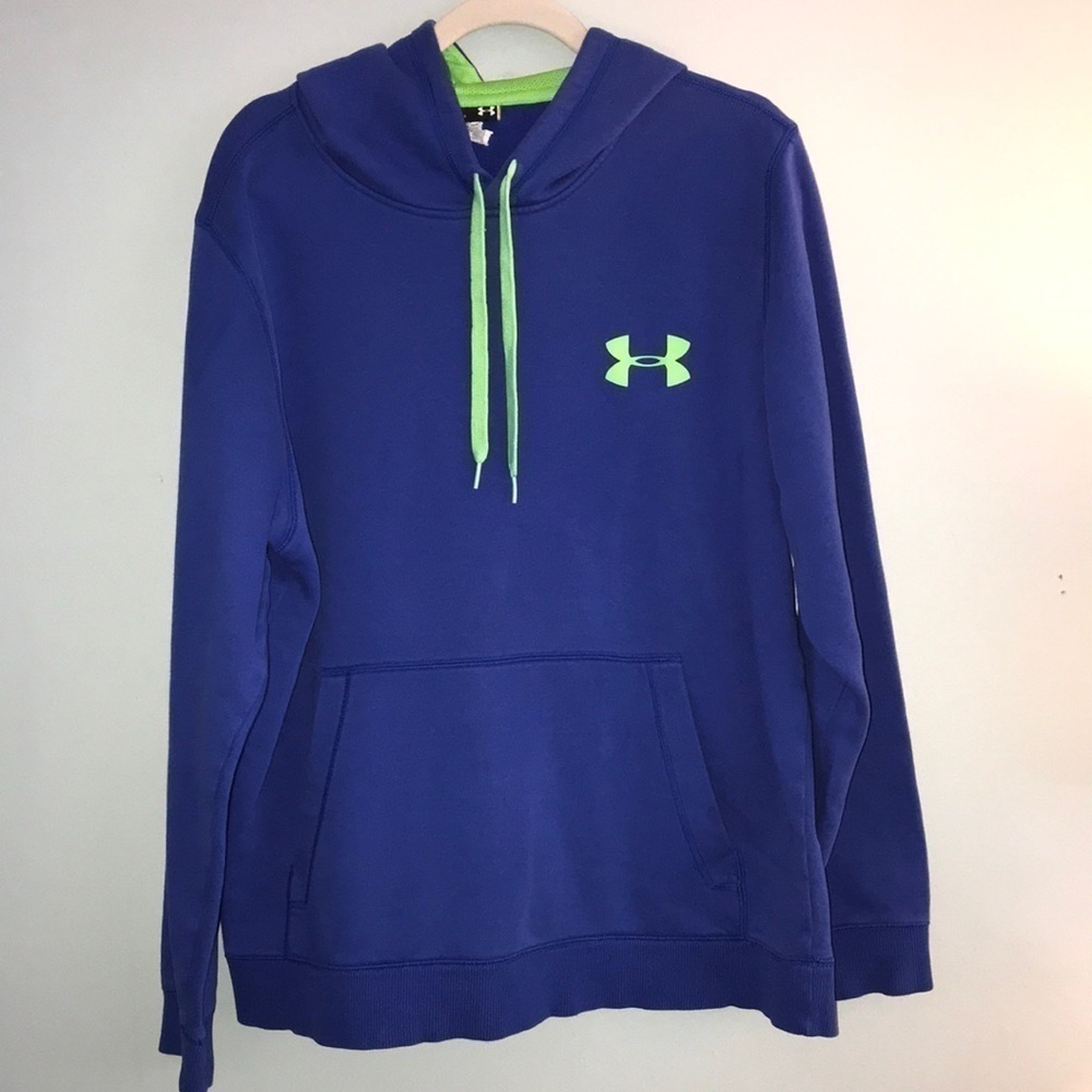 NWOT Under Armour Royal Blue Hoodie Size Large - Picture 2 of 8